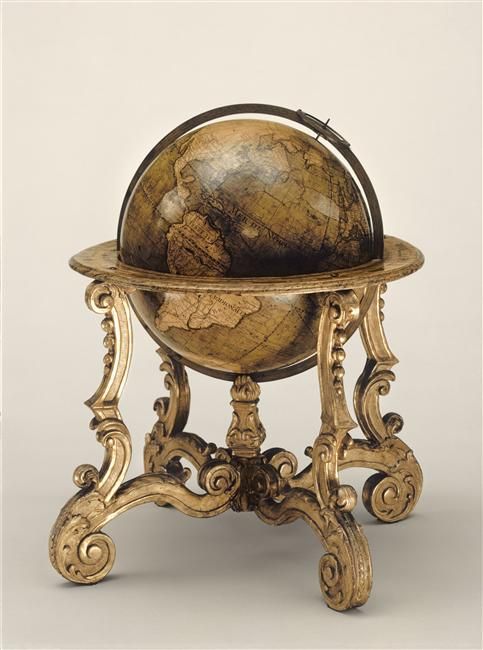Louis XVI's globe | Old globe, Antique desk, Vintage objec