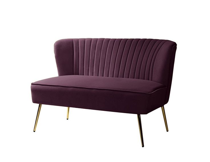 Shop Bariana Velvet Loveseat Online in USA - Hulala Home | Mid .