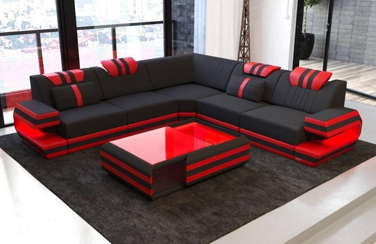 Fashionable Luxurious L Shaped Leather Sofa - Online Furniture .