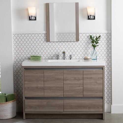 Home Decorator Bathroom Vanity Top 48.5"Wx18.75"D Forest Elm+ .