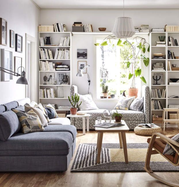 20+ Scandinavian Bookshelves Ideas for Your Cozy Living Room .