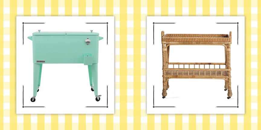 14 Best Outdoor Bar Carts - Our Favorite Bar Cart With a Cool