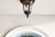 Kelly Clarkson Home Tempo Textured Black 2 - Bulb Outdoor Flush .