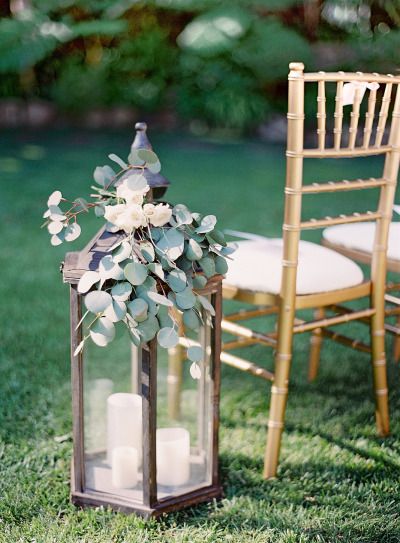 Elegant Garden Wedding at a Montecito Estate | Eucalyptus wedding .