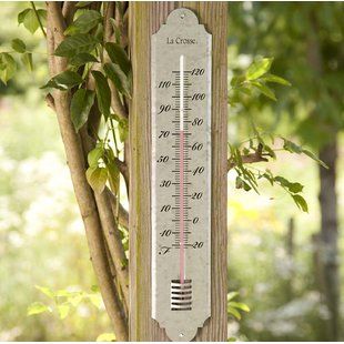 Outdoor Thermometers You'll Love | Wayfair | Outdoor thermometer .