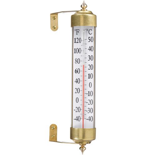 Large-Print Outdoor Thermometer | Outdoor thermometer, Vintage .
