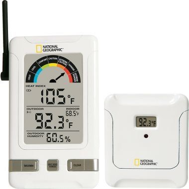 Thermor National Geographic Indoor/Outdoor Humidex Thermometer .
