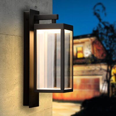 Latitude Run® Outdoor Wall Sconce Exterior IP54 Waterproof LED .