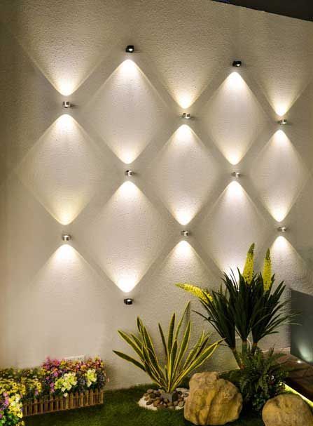 5 Outdoor Lighting Tips for Home Decor | Wall lighting design .