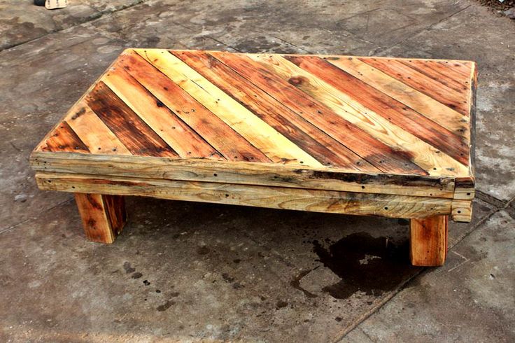 Pallet Rustic Coffee Table • 1001 Pallets | Rustic coffee tables .