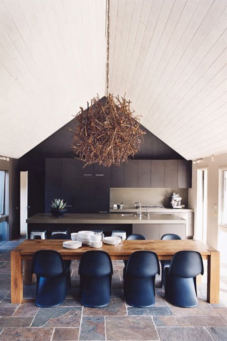 Verner Panton chair black | Home decor, Kitchen style, House interi
