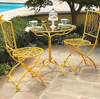 Small Space Outdoors: 10 Bistro Sets | Outdoor patio decor .