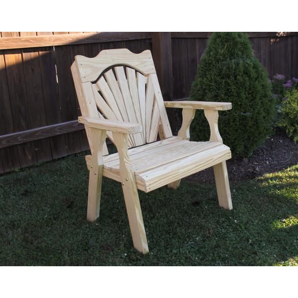 Treated Pine Fanback Patio Chair | Wood patio chairs, Patio chairs .