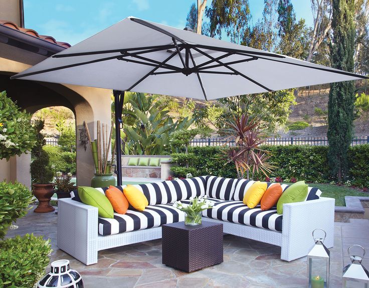 The Ultimate Patio Umbrella Buyers Guide | Rectangular patio .