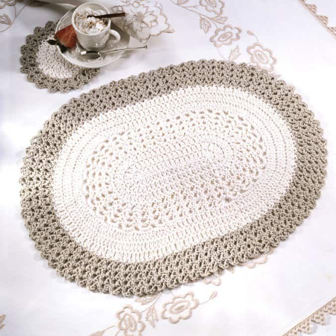 20 Free Crochet Placemats Pattern | Placemats patterns, Crochet .