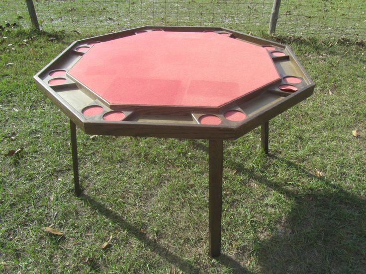 Folding Game Table Eight Sided Card Table Poker Table | Etsy .