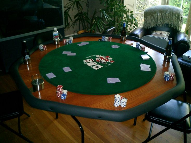 Poker And Card Table