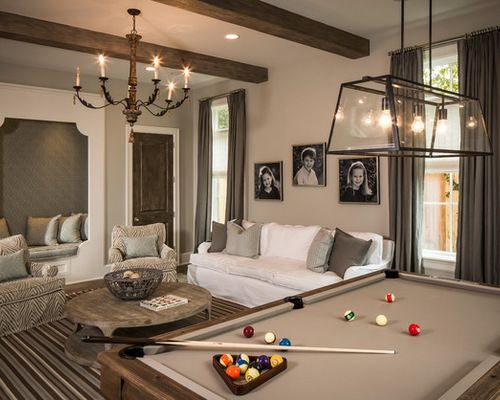 I LOVE this pool table/ living room set up | Pool table room, Game .