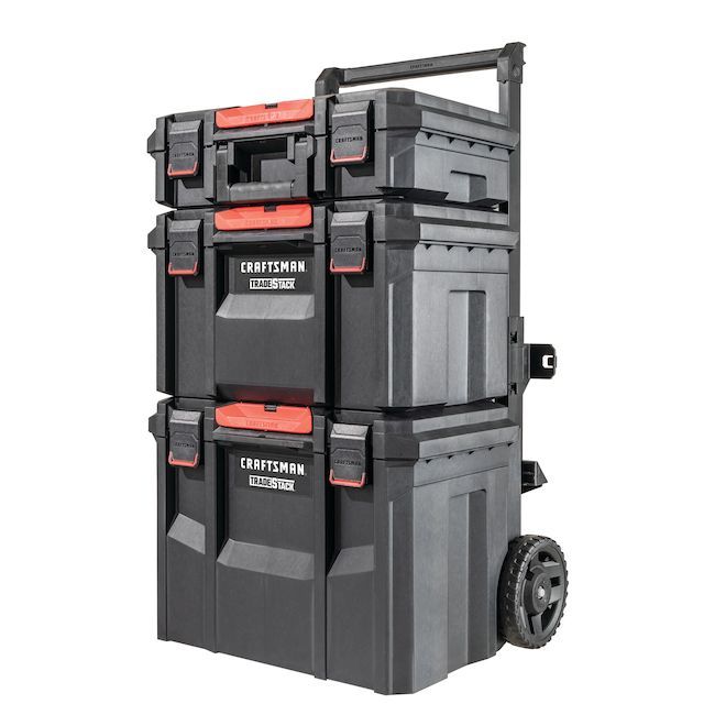 CRAFTSMAN 22-in Storage Tower (Red and Black) | Tool box, Portable .