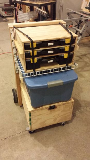 Mobile Toolbox and Work Station | Diy workbench, Tool box, Workben