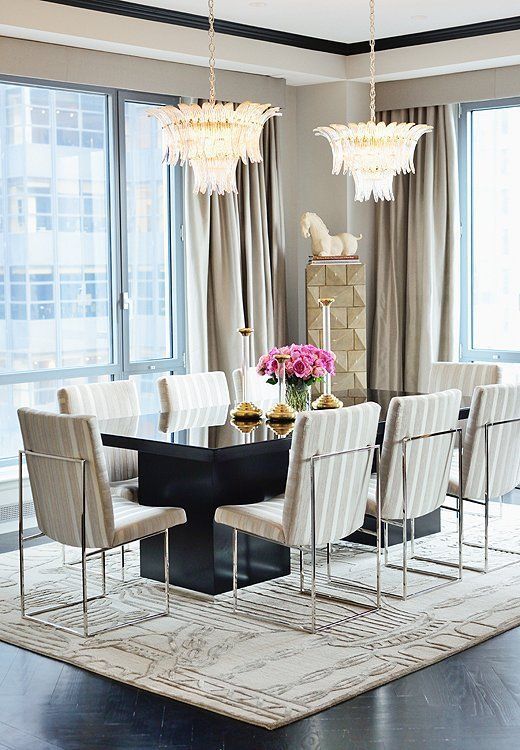 You must see this marvelous dining room witch luxury furniture to .