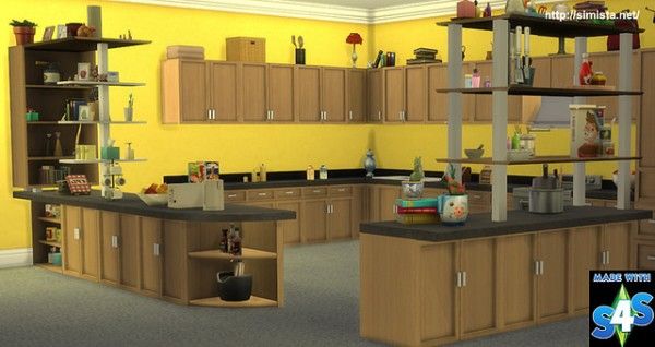 Simista: Prodigious Kitchen • Sims 4 Downloads | Furniture, Sims 4 .