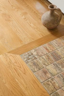 How to Mix Hardwood and Ceramic Tile Flooring in Different Rooms .