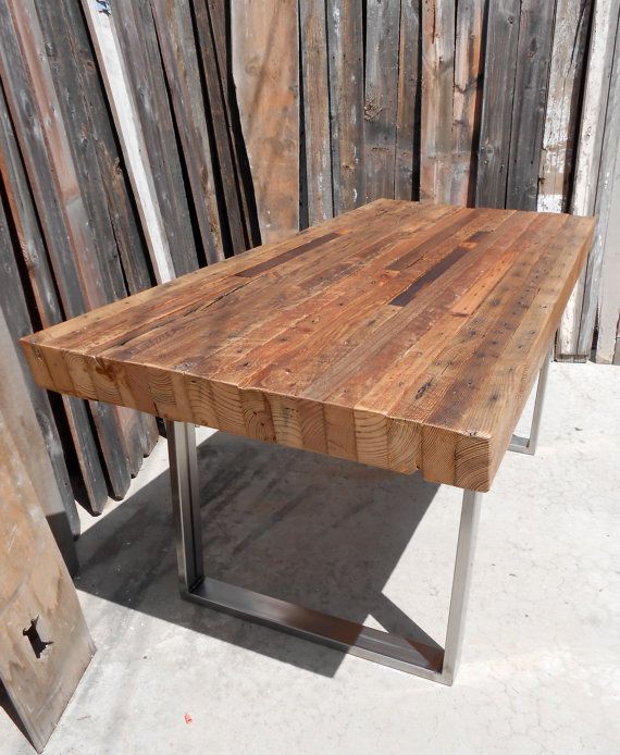 This item is unavailable - Etsy | Rustic industrial dining table .
