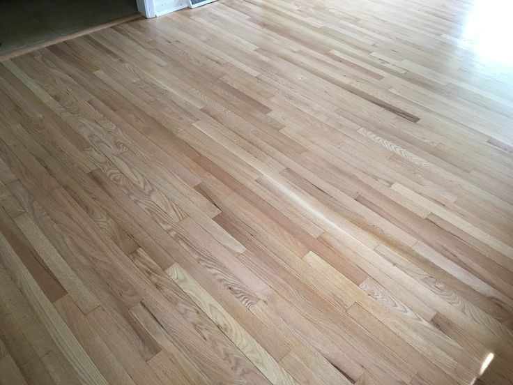 Red Oak Floors Refinished with Pro Image Satin | Wood floor stain .