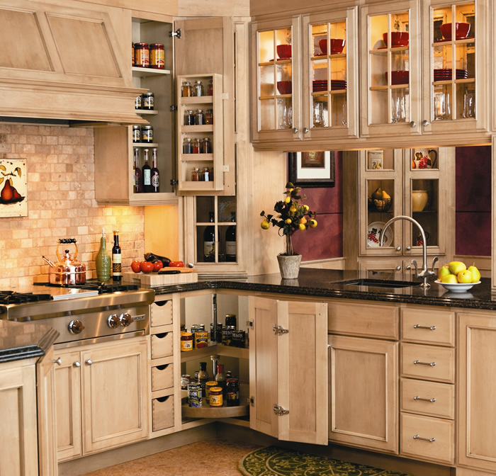 Furniture looks, elegant simplicity mark new styles in kitchen .