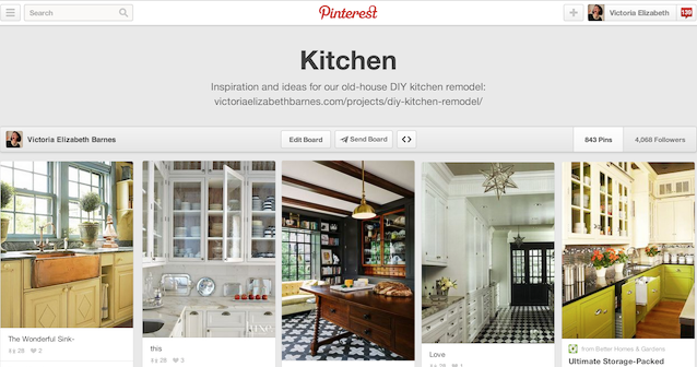 I have finally looked at every kitchen on Pinterest. - VICTORIA .