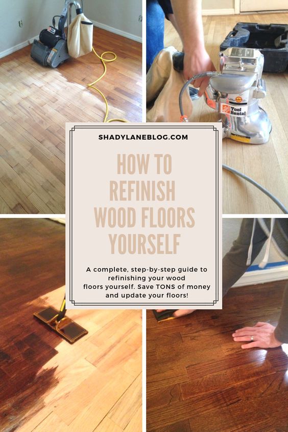 How to Refinish Hardwood Floors - Part 2 | Refinish wood floors .