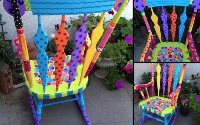 10+ DIY Modern Outdoor Chair Free Plans | Painted rocking chairs .