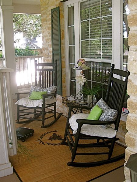 25 Great Porch Design Ideas | Rocking chair porch, Sunroom .