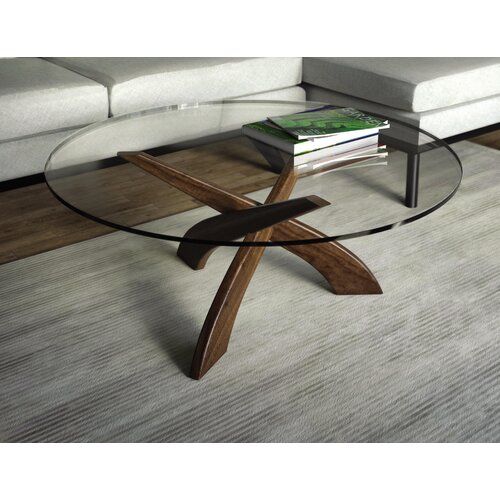 Entwine Coffee Table | Round glass coffee table, Modern coffee .