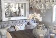 Grey rustic glam | Home decor, Living room decor, Glam living ro
