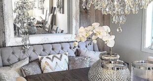 Grey rustic glam | Home decor, Living room decor, Glam living ro