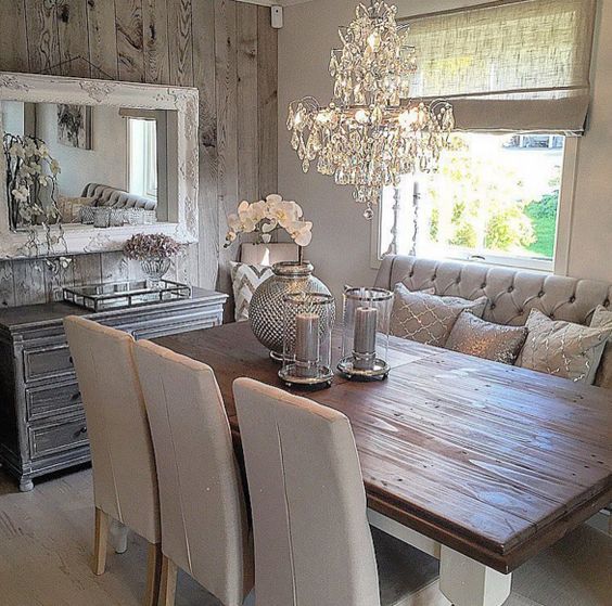 Related image | Farmhouse dining room, Rustic dining room .