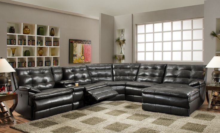 Comfort Scapes 6-Piece Sectional | Large sectional sofa .