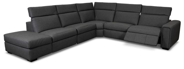 TITAN 5PC RHF SECT CHARCOAL | RC Willey | Reclining sectional .