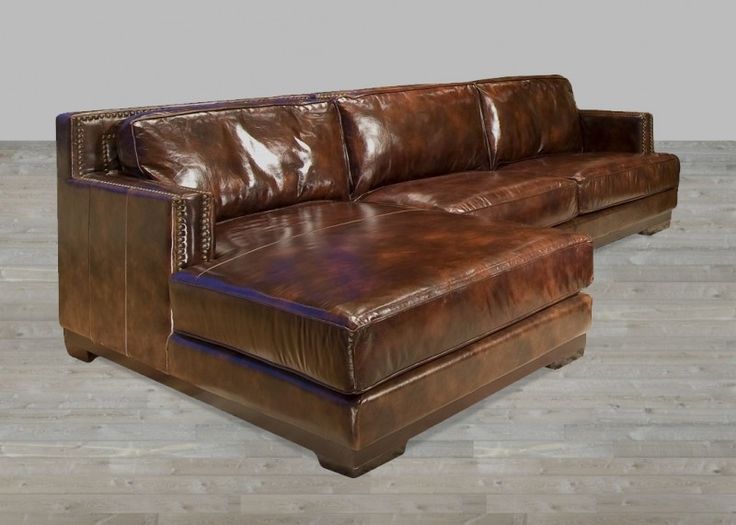 Dark Brown Leather Sectional Sofa With Chaise Lounge | Leather .