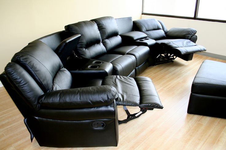 Wholesale Interiors Viola 7-Piece Home Theater Seating | Home .