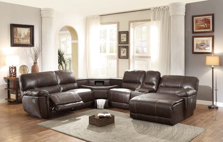 Seating furniture – sectional reclining sofa