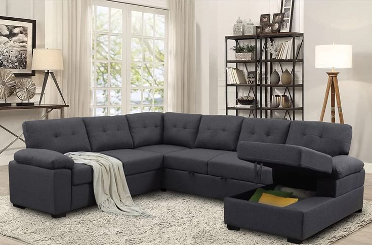 asunflower Sleeper Couch Sectional Sofa Bed Living Room Pull Out .