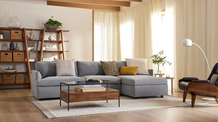 Haven 2 Piece Sleeper Sectional With Storage | Sofas & Sectionals .