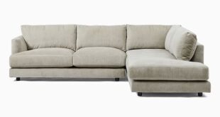 Haven 2-Piece Bumper Chaise Sectional (106"–113") | Sectional .