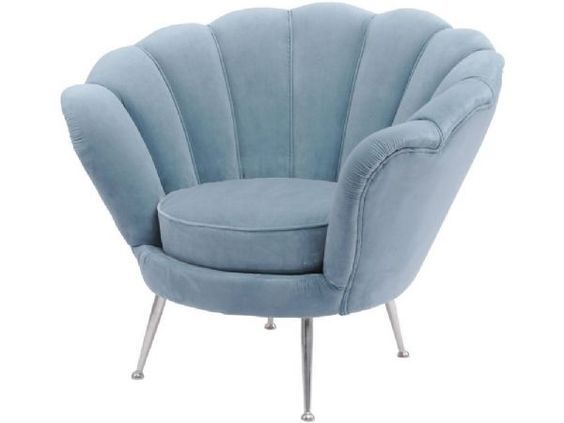 Summery Light Blue Living Room Ideas | Shell chair, Blue accent .