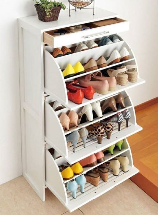 Superbly Practical And Convenient Shoe Rack Designs - Bored Art .