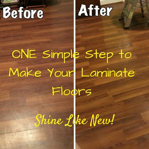 Laminate Floors - Make Them Shine Again! - Honeysuckle Footprints .