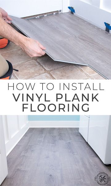 Installing Vinyl Plank Flooring - How To | FixThisBuildThat .